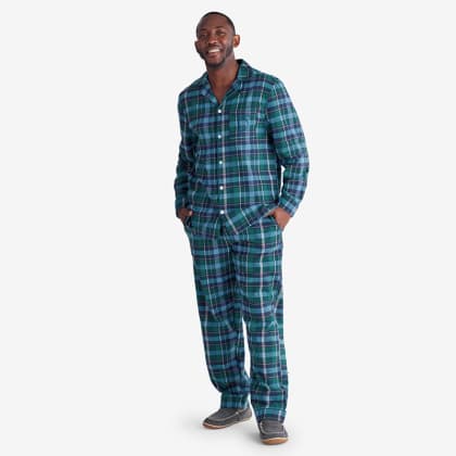 Company Cotton™ Family Flannel Mens Classic Pajama Set - Chalet Plaid