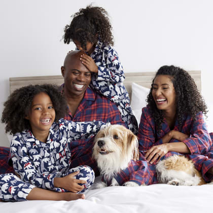 Company Cotton™ Family Flannel Kids’ Classic Pajama Set - Winter Bears