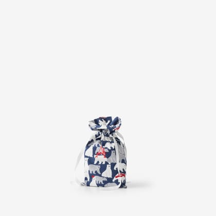 Company Cotton™ Flannel Santa Gift Bag - Winter Bears