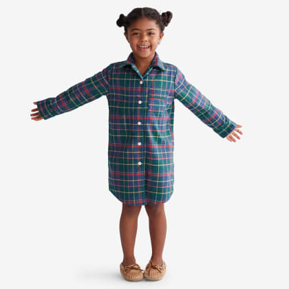 Company Cotton™ Family Flannel Girls’ Nightshirt
