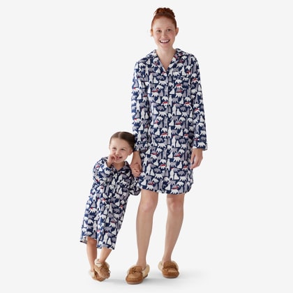 Company Cotton™ Family Flannel Womens Nightshirt - Winter Bears