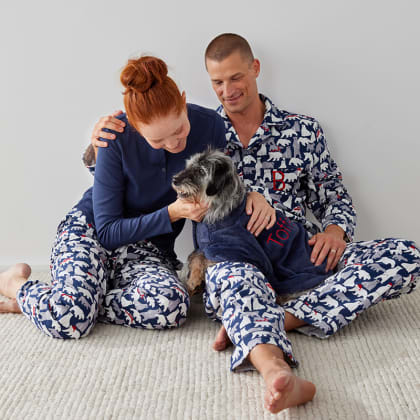 Company Cotton ™ Family Flannel Womens Henley Pajama Set - Winter Bears