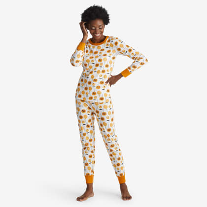 Company Organic Cotton™ Matching Family Pajamas - Womens Pajama Set - Pumpkin