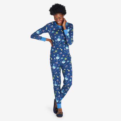 Company Organic Cotton™ Matching Family Pajamas - Womens Pajama Set - Space