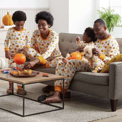 Company Organic Cotton™ Matching Family Pajamas - Womens Pajama Set - Pumpkin