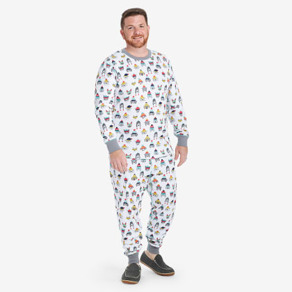 Company Organic Cotton™ Matching Family Pajamas - Mens Pajama Set - Dog