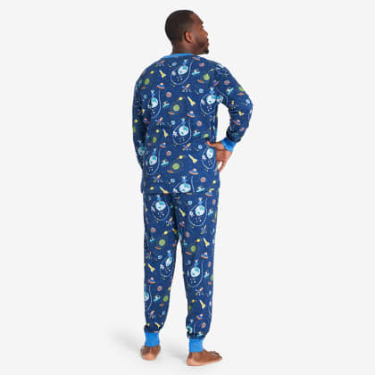 Company Organic Cotton™ Matching Family Pajamas - Mens Pajama Set - Space