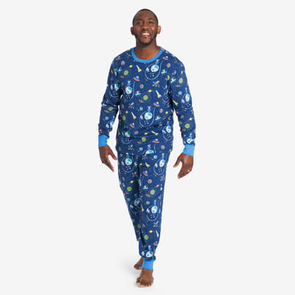 Company Organic Cotton™ Matching Family Pajamas - Mens Pajama Set - Space