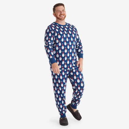 Company Organic Cotton™ Matching Family Pajamas - Mens Pajama Set - Santa