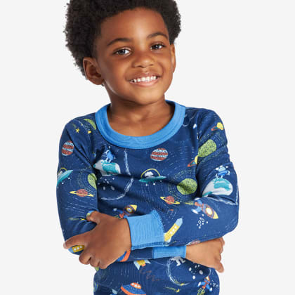 Company Organic Cotton™ Matching Family Pajamas - Kids’ Pajama Set - Space