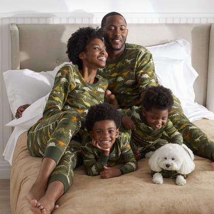 Company Organic Cotton™ Matching Family Pajamas - Womens Pajama Set - Dinosaur