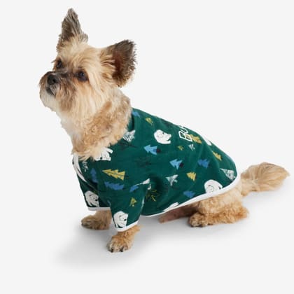 Company Cotton™ Family Flannel Dog Pajamas - Polar Bear Forest