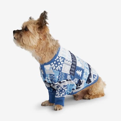 Company Organic Cotton™ Matching Family Pajamas – Dog Pajamas - Fair Isle Mix