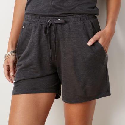 Linen Jersey Womens Shorts