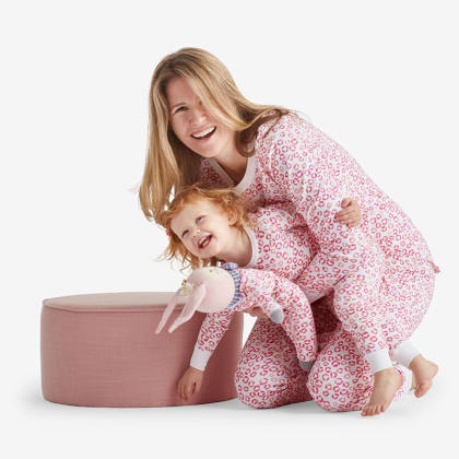 Company Organic Cotton™ Matching Mother & Daughter Pajamas: Kids’ PJ set - Animal