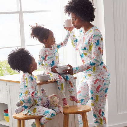 Company Organic Cotton™ Matching Family Pajamas - Womens Pajama Set - Cats