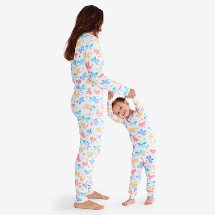 Company Organic Cotton™ Matching Family Pajamas – Kids’ Pajama Set  - Butterfly Hearts