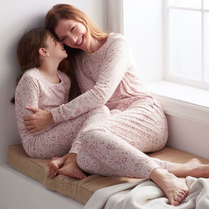 Mother & Daughter Cozy Sleepwear – Kids’ Pajama Set - Leopard