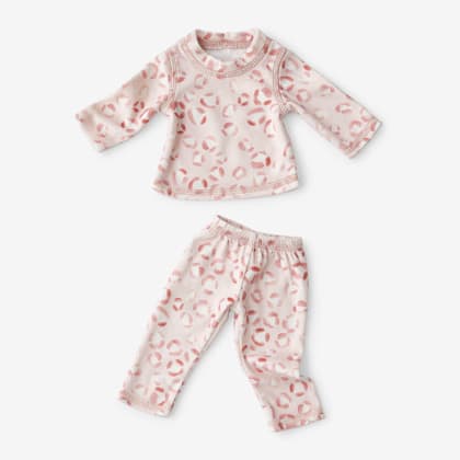 Mother & Daughter Cozy Sleepwear – Leopard Doll Pajamas