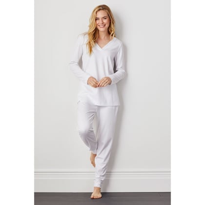 Legends Luxury™ Pima Cotton V-Neck Pajama Set