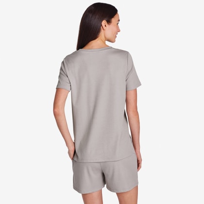 Legends Luxury™ Pima Cotton Womens Shorts Set - Gray