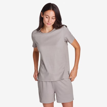 Legends Luxury™ Pima Cotton Womens Shorts Set - Gray