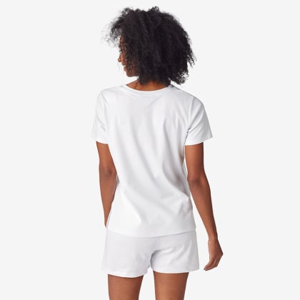 Legends Luxury™ Pima Cotton Womens Shorts Set - White
