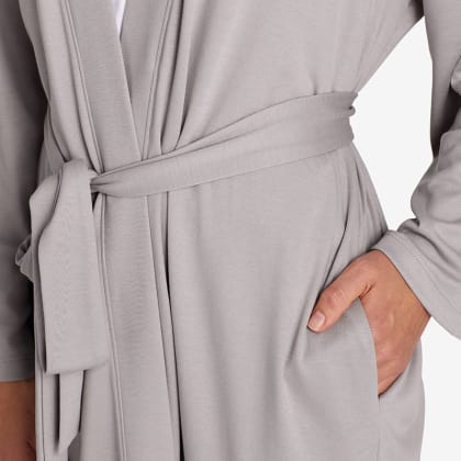 Legends Luxury™ Pima Cotton Kimono Robe - Gray