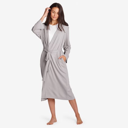 Legends Luxury™ Pima Cotton Kimono Robe - Gray