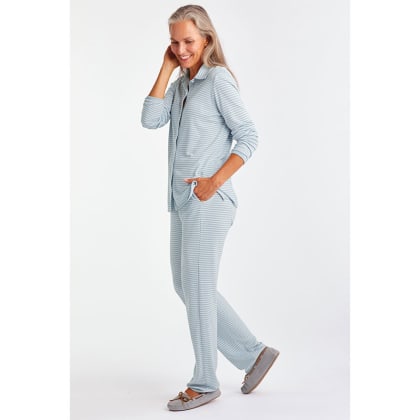 Company TENCEL™ Modal & Cotton Stripe Pajama Set - Blue