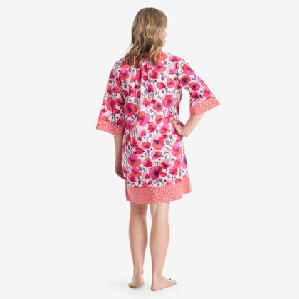 Company Cotton™ Printed Voile Womens Caftan - Poppy