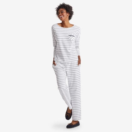 Legends Luxury™ Stripe Yarn-Dyed Pima Cotton Pajama Set