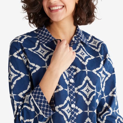 Company Cotton™ Printed Voile Womens Pajama Set - Batik