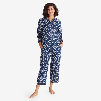 Company Cotton™ Printed Voile Womens Pajama Set - Batik