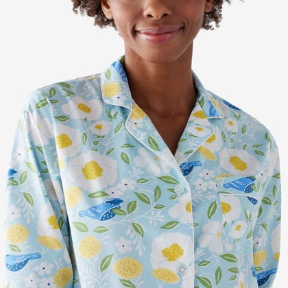 Company Cotton™ Poplin Pajama Set  - Blue Bird