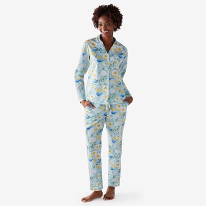 Company Cotton™ Poplin Pajama Set  - Blue Bird