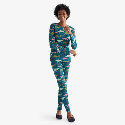 Company Organic Cotton™ Matching Family Pajamas - Womens Pajama Set - Dino
