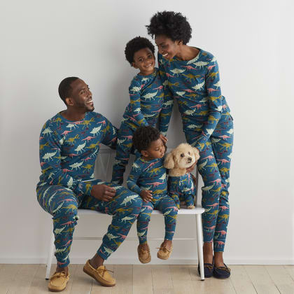 Company Organic Cotton™ Matching Family Pajamas - Womens Pajama Set - Dino