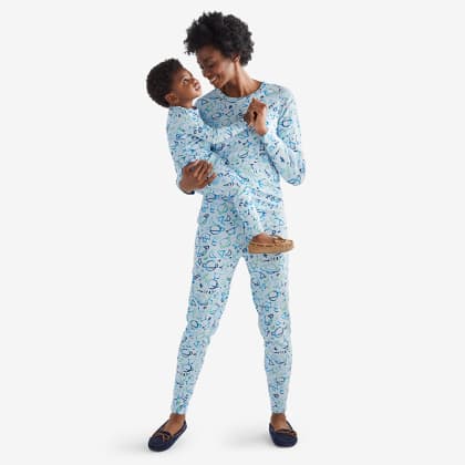 Company Organic Cotton™ Matching Family Pajamas - Womens Pajama Set - Outer Space
