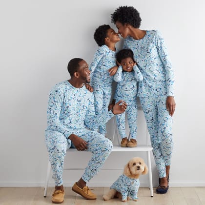 Company Organic Cotton™ Matching Family Pajamas - Mens Pajama Set - Outer Space