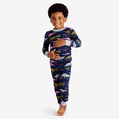 Company Organic Cotton™ Matching Family Pajamas – Kids’ Pajama Set - Navy Dino