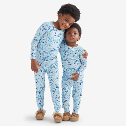 Company Organic Cotton™ Matching Family Pajamas - Kids’ Pajama Set - Outer Space