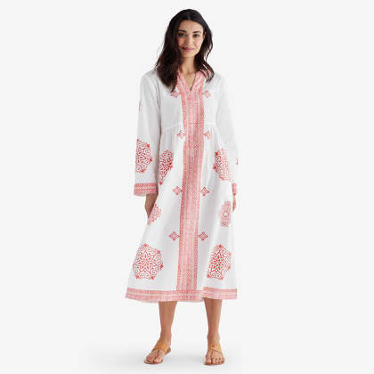 Company Cotton™ Printed Voile Womens Caftan Dress