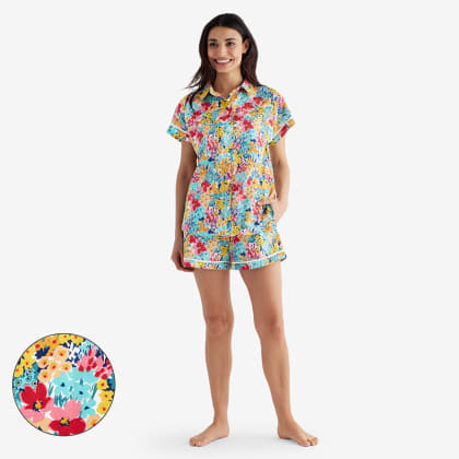 Company Cotton™ Printed Voile Womens Shorts Set - Garden Party