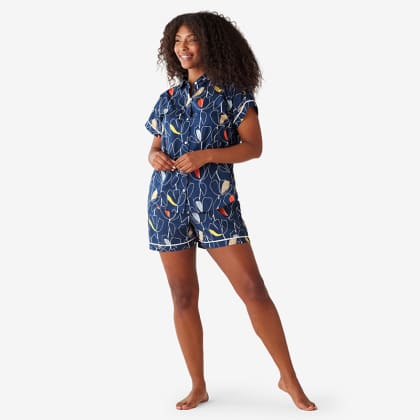 Company Cotton™ Printed Voile Womens Shorts Set - Pop Tulip