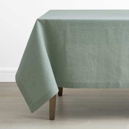 Solid Linen Tablecloth - Thyme