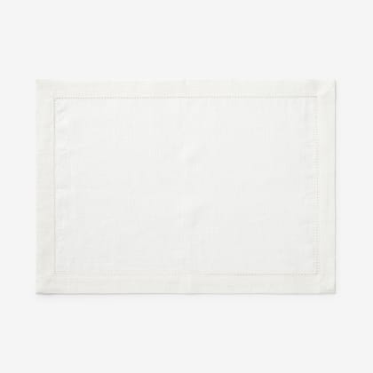 Solid Linen Placemat, Set Of 4 - Off White