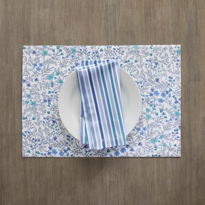 Printed Cotton Placemat, Set of 4 - Claire