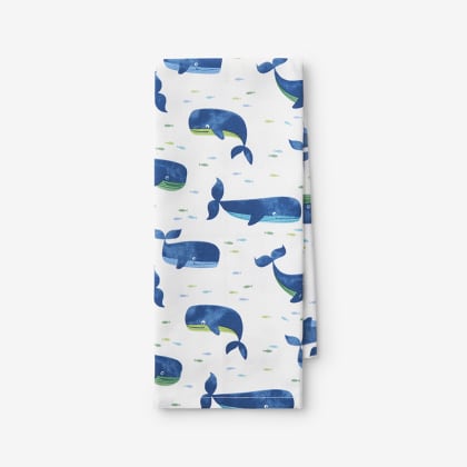 Company Cotton™ Novelty Kitchen Tea Towel - Whale