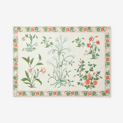 Summer Garden Cotton Placemats - Botanical Floral